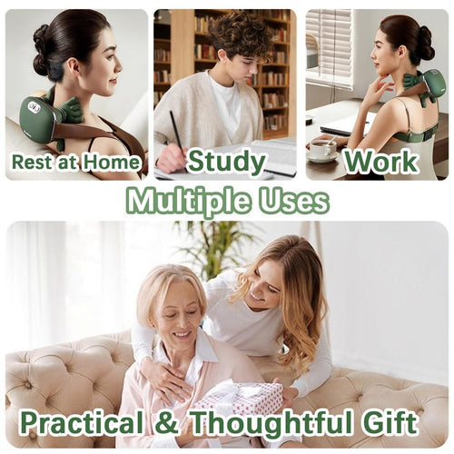 Neck Pain Relief Massager (Heat + Deep Tissue)