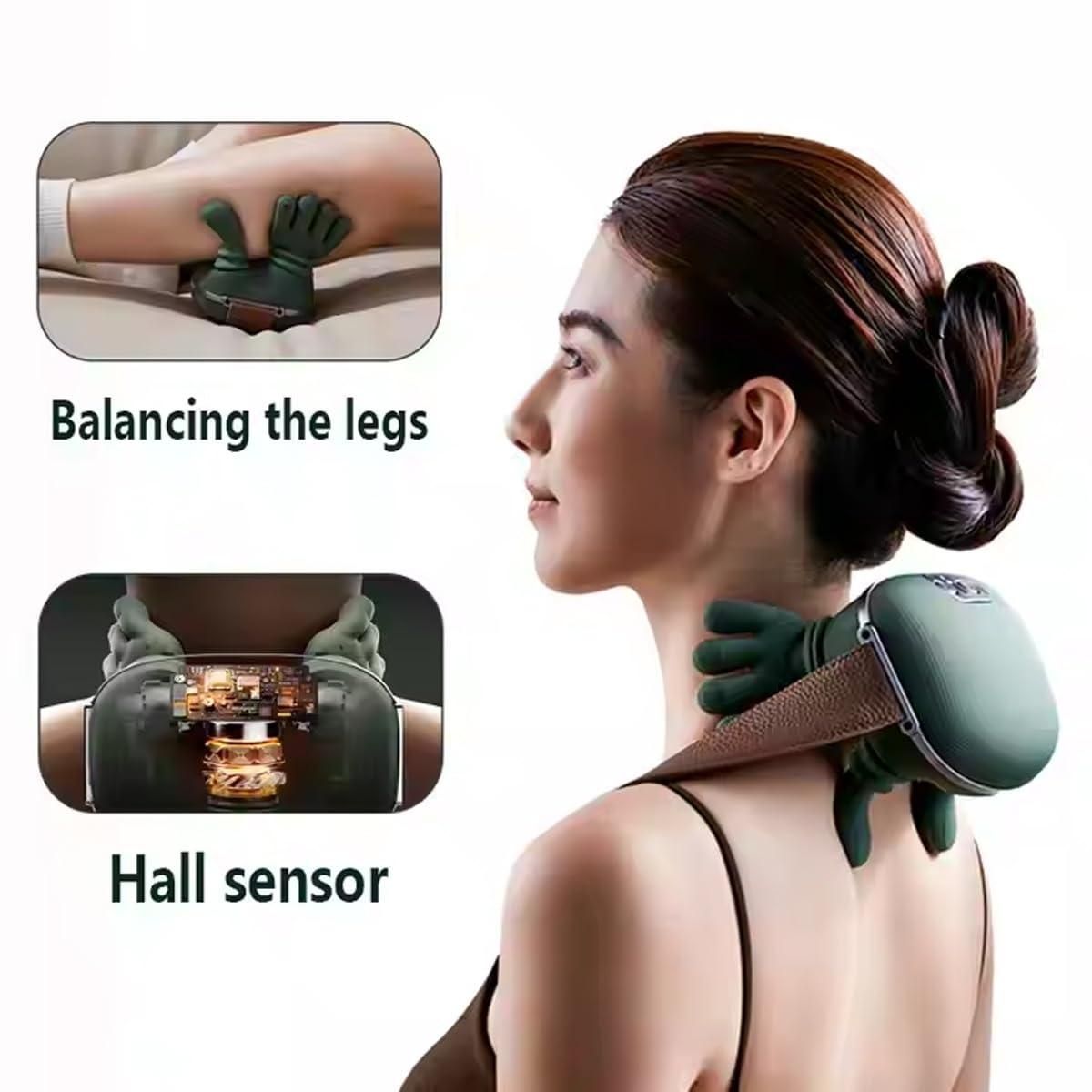 Neck Pain Relief Massager (Heat + Deep Tissue)