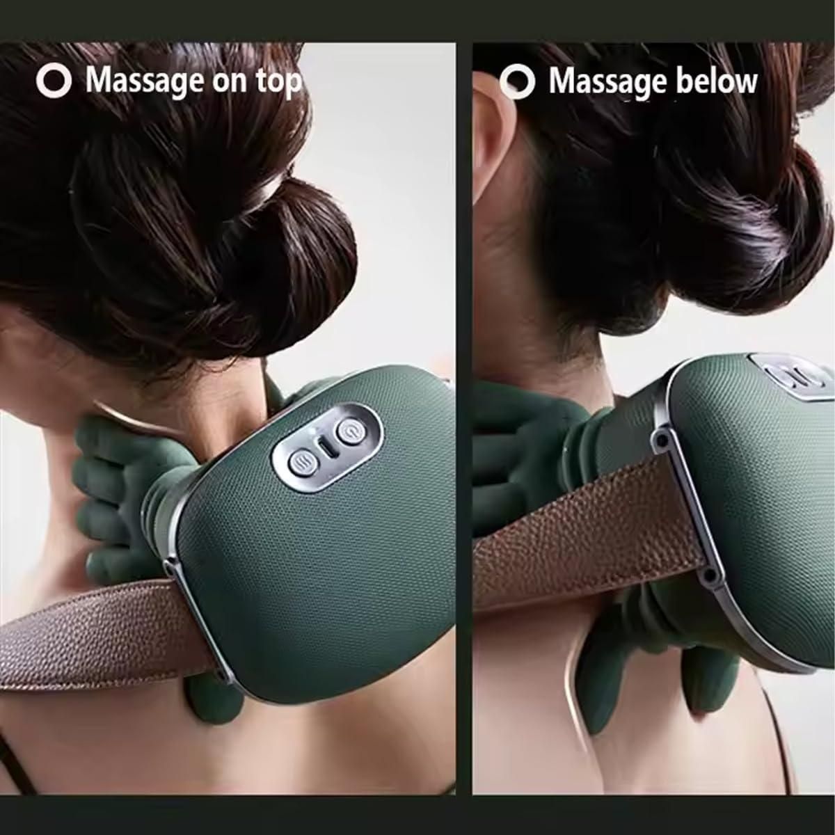 Neck Pain Relief Massager (Heat + Deep Tissue)